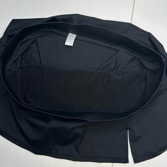 BAL HARBOUR‎ Black Swim Skirt Size XL Beach Summer Pool Full Coverage UPF 50 - Picture 7 of 11